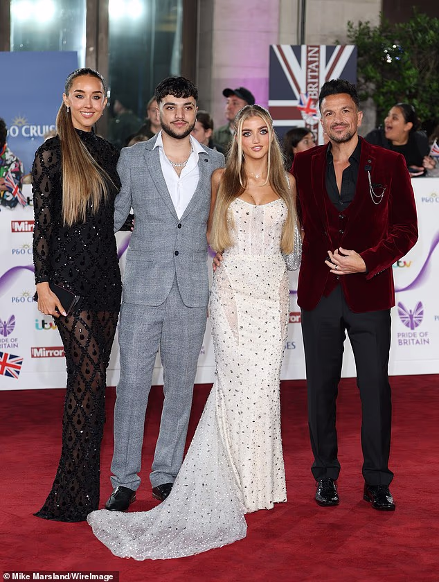 Princess and Junior were joined by their father Peter and his wife Emily, following the huge success of the new series