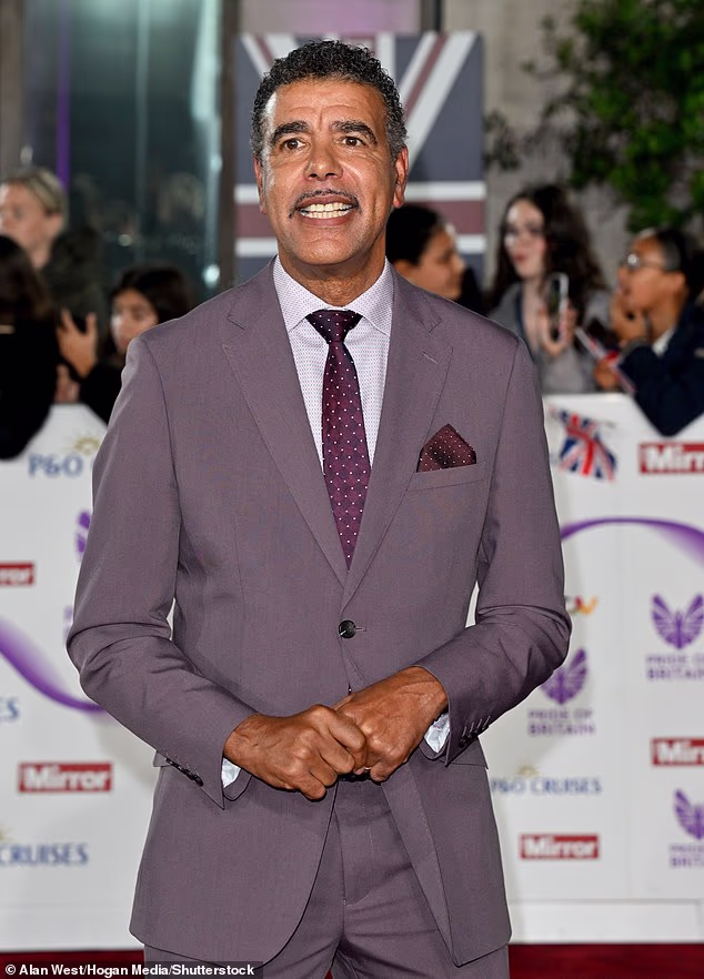 Chris Kamara cut a dapper figure as he arrived on the red carpet