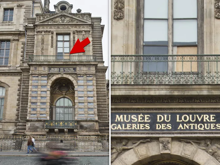 Louvre Museum break in ap