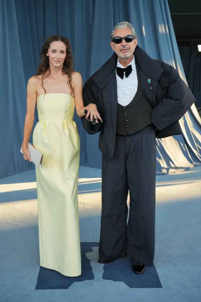 Emilie Livingston and Jeff Goldblum attend the 5th Annual Academy Museum Gala