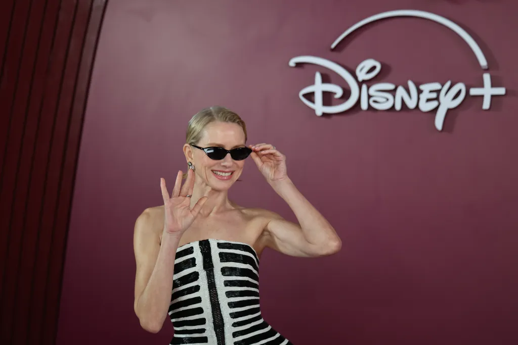 Naomi Watts attends the red carpet for the series "All's Fair" by Disney+ at Teatro Copacabana Palace on November 10, 2025 in Rio de Janeiro, Brazil. 